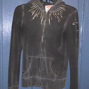 True religion zip up hoodie